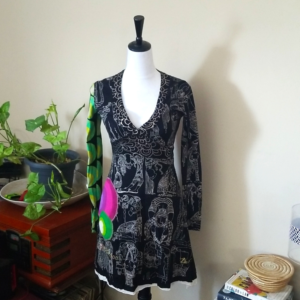 Desigual Medium Dress cute funky artsy 💕